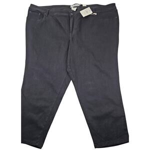 NWT Luxe skinny first at fit torrid 30P 30 SHORT black jeans career casual NEW